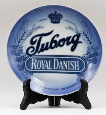 RAR Royal Copenhagen Tuborg Brauereiteller - Blaumalerei Sammelteller TOP! 3#Z3