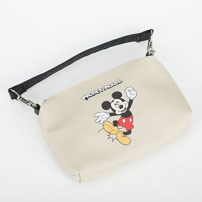 Kawaii Mickey Mouse Makeup Tasche tragbare Waschbeutel Retro Kosmetiktasche
