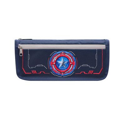 Captain America Druck Stiftebox Hohe Kapazität Mäppchen Pen Bag Schreibwaren