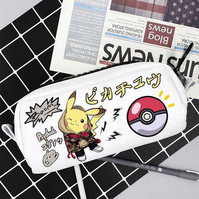 Pokémon Pikachu Mäppchen Einfache Schreibwaren Eevee Tasche Student Stiftebox