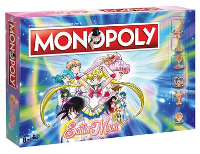 Monopoly Sailor Moon Edition Manga Spiel Gesellschaftsspiel Brettspiel deutsch