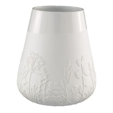 Zuhause Porzellan Vase BLUMEN groß 28 cm (h) Blumenvase Räder