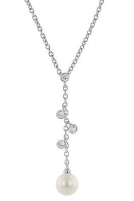 Viventy Schmuck Damen-Halskette Silber 925 mit Perle + Zirkonias 783848