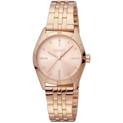 Esprit Uhr ES1L292M0075 Damen Armbanduhr Rosé Gold
