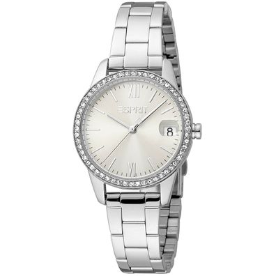 Esprit Uhr ES1L315M0065 Damen Armbanduhr Silber
