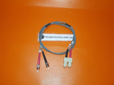 Glasfaser Optical Cable Plus Corning 50/125µm 1.0 m ST/ SC Patchkabel LWL