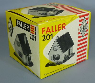Faller H0 201 Siedlungshaus Haus Kunststoff-Fertigmodell Kauffertigmodell 50er/60er