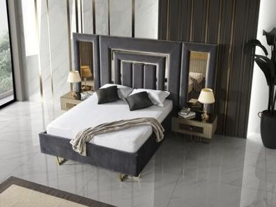 Bett Doppelbett Luxus Betten Möbel Bettgestell Bettrahmen 180x200 Schlafzimmer