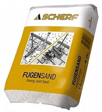 25Kg SCHERF-Fugensand hell beige/ grau 1-3mm