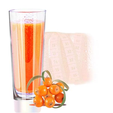 Sanddorn Geschmack Veganes Proteinpulver mit L-Carnitin