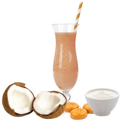 Toffee Kokos Joghurt Geschmack Whey Proteinpulver Eiweißpulver mit L-Carnitin