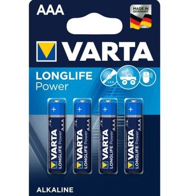 Varta Batterie Longlife POWER Micro/ AAA 4er Pack
