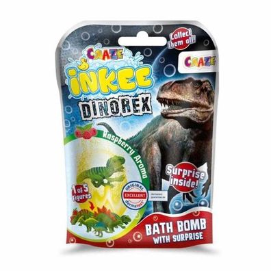 CRAZE Inkee Badebombe mit Überraschung Dino