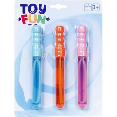 Toy Fun Seifenblasen Stab 3er Set