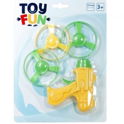 Toy Fun Flugkreisel Pistole 2fach sortiert