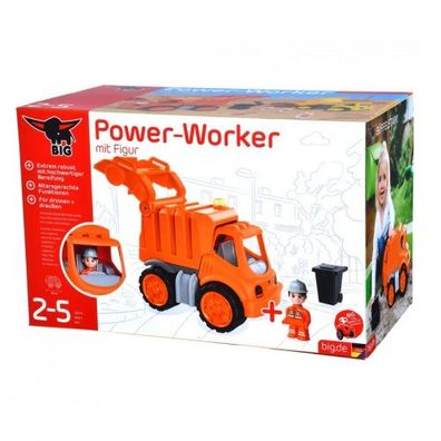 BIG Power Worker Müllwagen & Figur