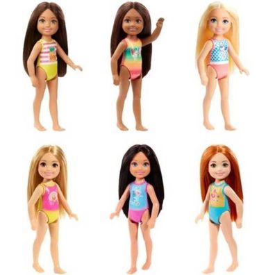 Mattel Barbie Chelsea Beach Puppen sortiert