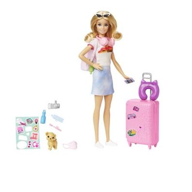 Mattel Barbie Reise Puppe mit Zubehör