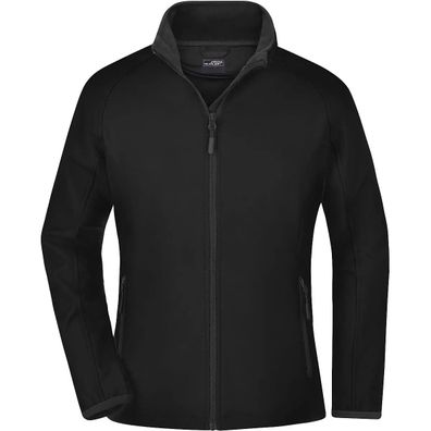 Ladies` Promo Softshell Jacket - black/ black 108 L