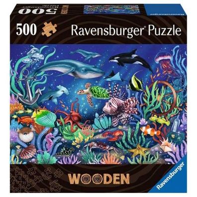 Ravensburger Wooden Puzzle - Unten im Meer