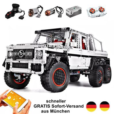 MOULD KING 13061 kraftvoller SUV Off Roader mit 6 Räder Klemmbau