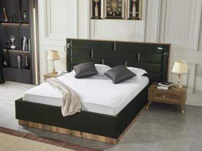Design Bett Doppelbett Holz Luxus Betten Schlafzimmer Möbel Einrichtung