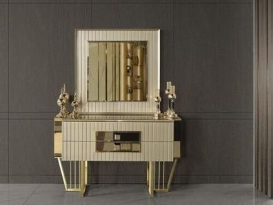 Luxus Sideboard Kommode Spiegel 2tlg Kommoden Schlafzimmer Design Möbel