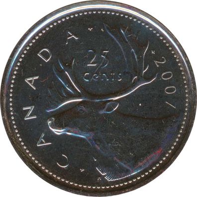Kanada 25 Cents 2007 RCM Elizabeth II*