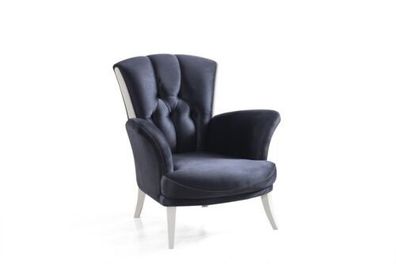 Sessel 1-Sitzer mit Textil Polsterung Luxus Design Sessel für Wohnzimmer