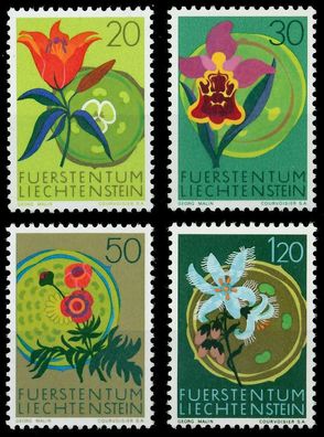 Liechtenstein 1970 Nr 521-524 postfrisch S216B56