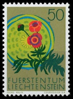 Liechtenstein 1970 Nr 523 postfrisch S216B72