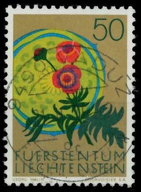 Liechtenstein 1970 Nr 523 zentrisch gestempelt X5E714E