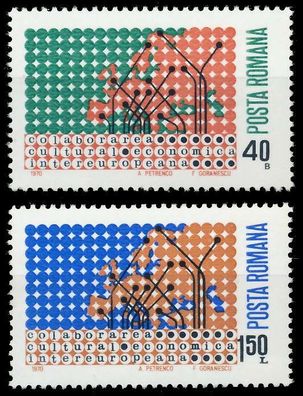 Rumänien 1970 Nr 2833-2834 postfrisch S216C66