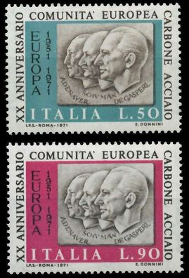 Italien 1971 Nr 1333-1334 postfrisch S216D22