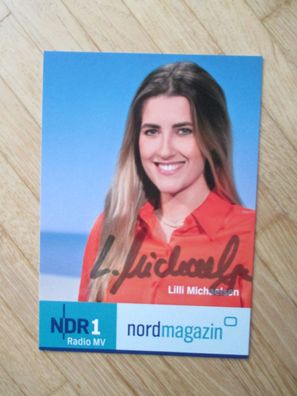 NDR1 Radio Moderatorin Lilli Michaelsen - handsigniertes Autogramm!!!