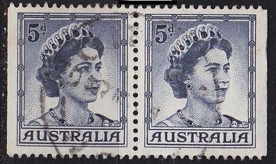 Australien Australia [1959] MiNr 0292 D rl ( OO/ used ) [01] Paar