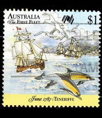 Australien Australia [1987] MiNr 1035 ( O/ used ) Schiffe Erste Flotte