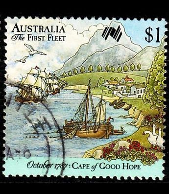 Australien Australia [1987] MiNr 1061 ( O/ used ) Schiffe Erste Flotte