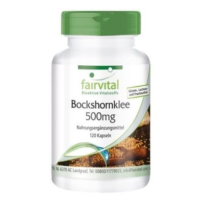 Bockshornklee-Extrakt 500 mg 120 Kapseln Fenugreek fairvital
