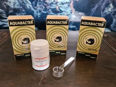 3x eSHa Aquabacter 30ml - enthält natürliche Bakterienkulturen bis max. 750 Liter