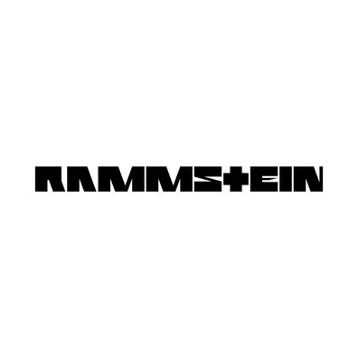 Auto Aufkleber "Rammstein Schriftzug" Rammstein Fan Lindemann Vinyl Sticker #0211