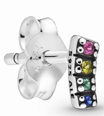 Pandora Me Regenbogen-Ohrringe 925 Sterling-Silber