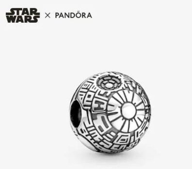 Pandora Star Wars Death Star Clip-Charm 925 Sterling-Silber