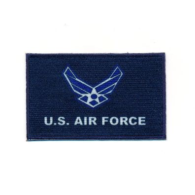 60 x 35 mm Emblem U.S. Air Force Flagge Flag USA Patch Aufnäher Aufbügler 500 B