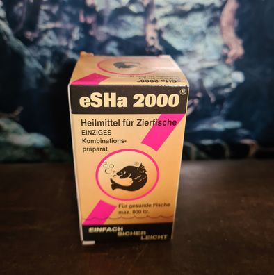 eSHa 2000 20ml - Heilmittel für Zierfische für 800 Liter