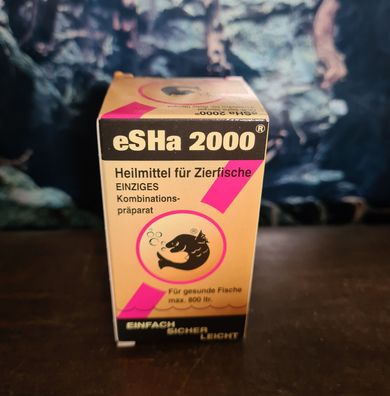 eSHa 2000 20ml - Heilmittel für Zierfische für 800 Liter Aquarium Fische