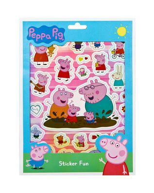 Undercover Sticker Fun Peppa Pig Peppa Wutz 8 Stickerblätter Neuware