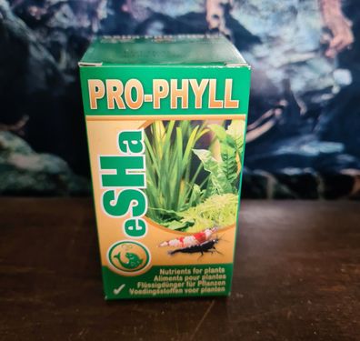 eSHa Pro-Phyll 20ml - Flüssigdünger für Aquarium Pflanzen für 2000l
