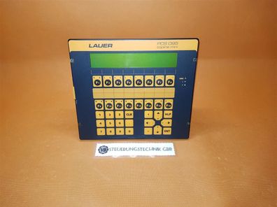 LAUER PCS 095 topline mini Operator PANEL Version: 095.506.8
