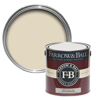 Farrow & Ball Probedose, Estate Emulsion, Matte Wandfarbe, Lime White / 1 , 100 mL